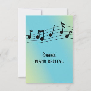 Invitation Concept musical Clefs et personnel