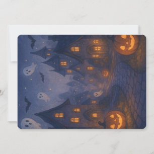 Invitation conception classique et vintage de ville pour Hall