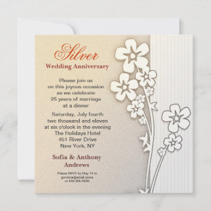 Invitation conception de cartons d'invitation pour noces d'ar