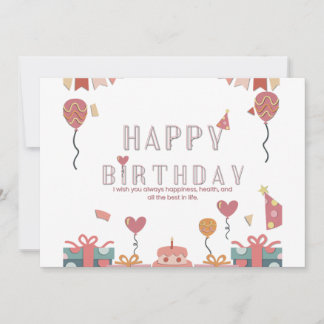 Invitation Conception de célébration de fête d'anniversaire