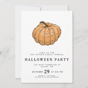 Invitation Conception de citrouille Knucklehead