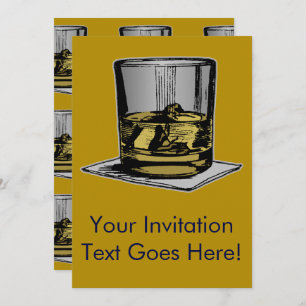 Invitation Conception de cocktails et de serviettes