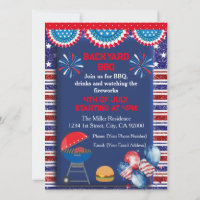 Conception de fête BBQ pour la fête de l'Indépenda