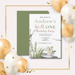 Invitation Conception de fête du premier anniversaire de Safa