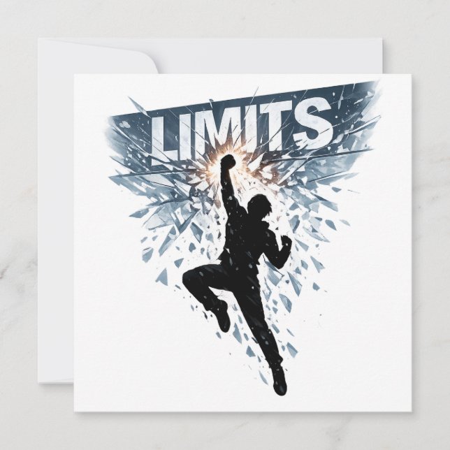 Invitation Conception de motivation sans limites  (Devant)