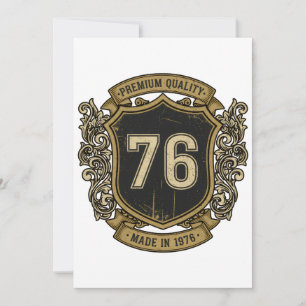 Invitation Conception de qualité supérieure du blason vintage