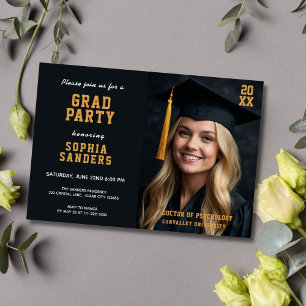 Invitation Conception de style magazine de photos de remise d