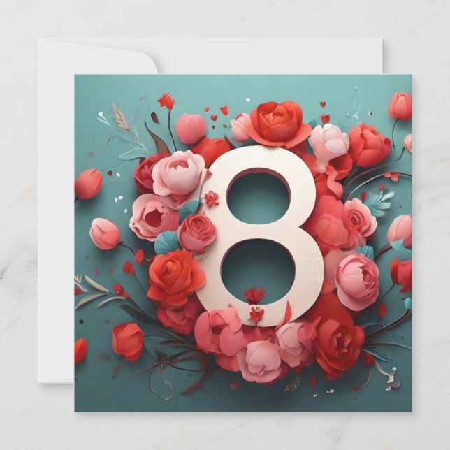 Invitation conception du 8 mars (Devant)