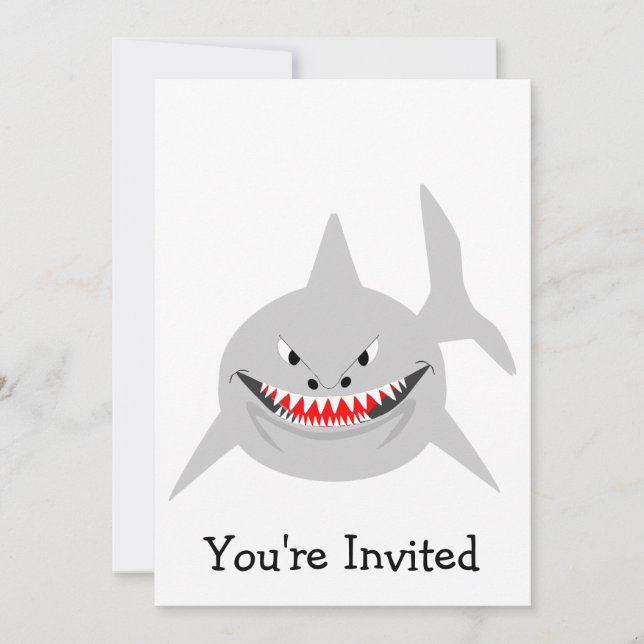 Invitation Conception du requin Toutes les occasions (Devant)