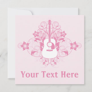 Invitation Conception guitare