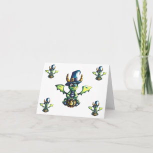 Invitation Conception magique du dragon d'Halloween