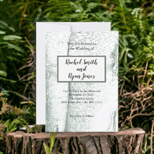 Invitation Conception Mariage Rustique en plein air de boulea