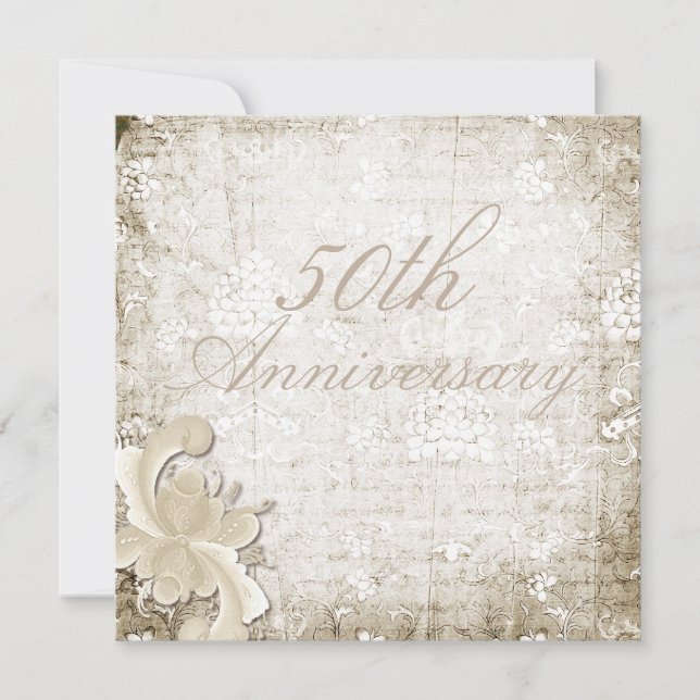 Invitation Conception personnalisée Telemark pour le 50ème an (Devant)