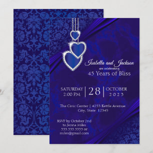 Invitation Conception pour les 45 ans / 65 ans de mariage Sap