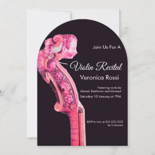 Invitation CONCERT DE MUSIQUE CLASSIQUE, BREVET DE Violon BRE