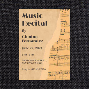 Invitation Concert de musique rétro