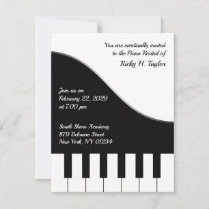 Invitation Concert de piano
