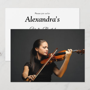Invitation Concert de récital de violon Musique classique