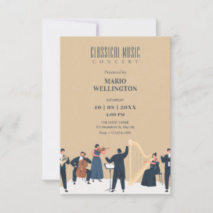 Invitation Concert musical classique