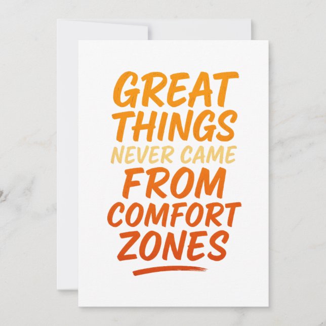 Invitation Concevez votre destin - Typographie Motivationnell (Devant)