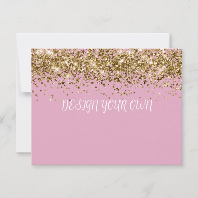 Invitation Concevez votre propre fête (Devant)