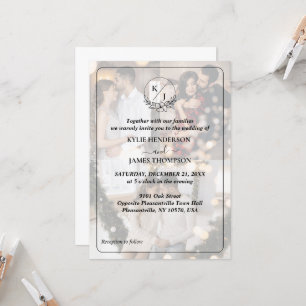 Invitation Concevez votre propre Mariage photo Collage 3
