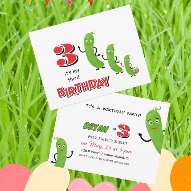 Invitation Concombre vert (Créateur téléchargé)