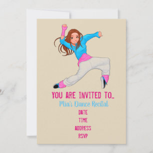 Invitation Concours de danse moderne hip hop