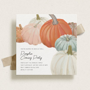 Invitation Concours de décoration de citrouilles de famille p
