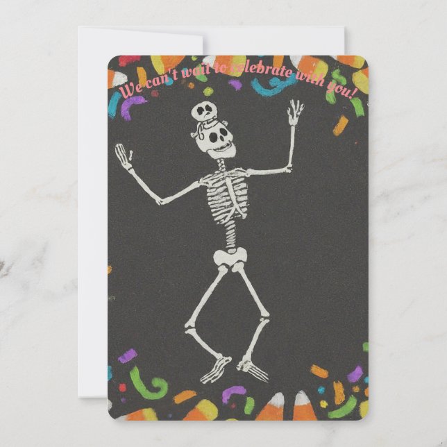 Invitation Concours de fête d'Halloween pour enfants (Dos)