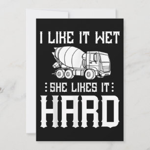 Invitation Concret Finisher Travailleur Cement Mixer Conducte