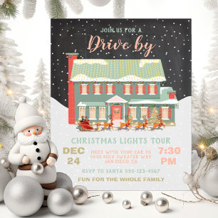 Invitation Conduire par Christmas Lights Tour Party