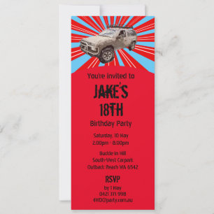 Invitation Conduite à quatre roues motrices