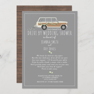 Invitation Conduite De Distances Sociales Par Wedding shower 