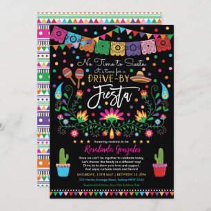 Invitation Conduite moyenne de Fiesta Nacho mexicaine par Bab