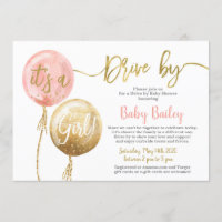 Conduite par Baby shower fille
