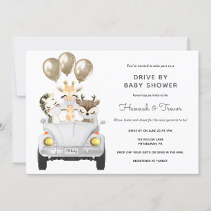 Invitation Conduite par Baby shower Parade