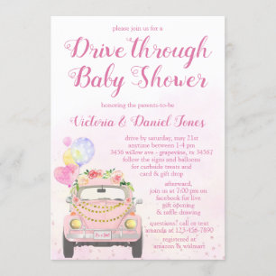 Invitation Conduite Par Le Baby shower Covid
