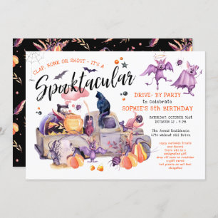 Invitation Conduite Par Le Tronc D'Anniversaire D'Halloween O
