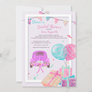 Invitation Conduite par une douche nuptiale