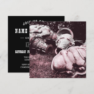 Invitation cônes de crème glacée d'été en fibre de verre