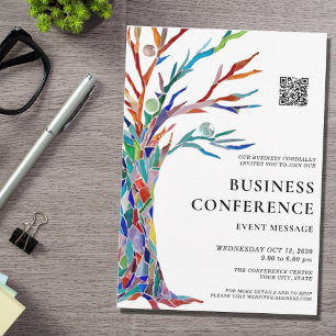 Invitation Conférence commerciale de code QR