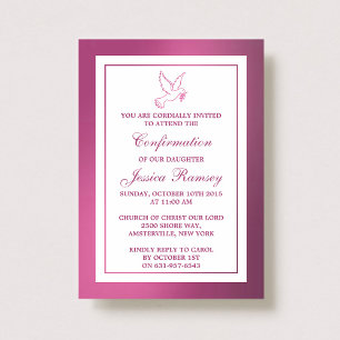 Invitation Confession Ou Confirmation De La Divinité De La Co