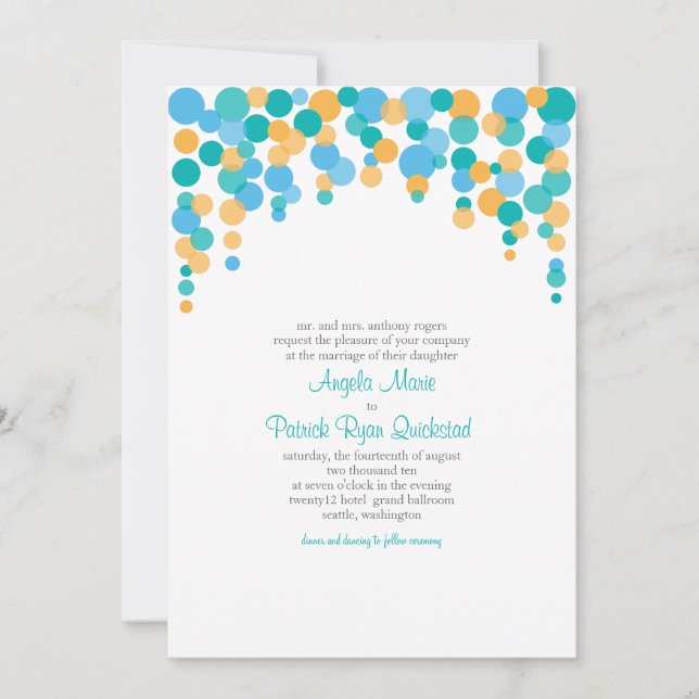 Invitation Confetti (Devant)