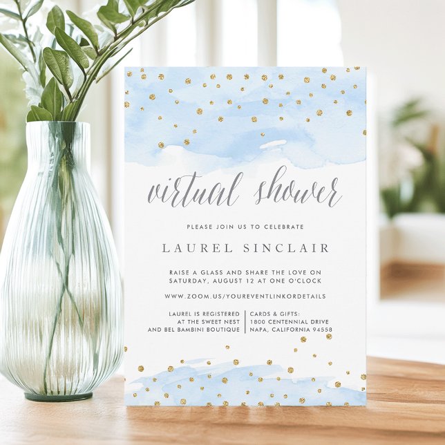 Invitation Confetti Pop | Bridal ou Baby shower virtuel (Créateur téléchargé)