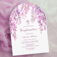 Confirmation de l'arc rose Lilac Wisteria
