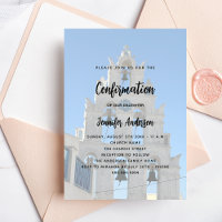 Confirmation personnalisée église photo luxe