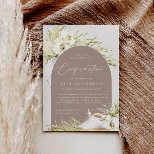 Invitation Confirmation Tropiques vintages