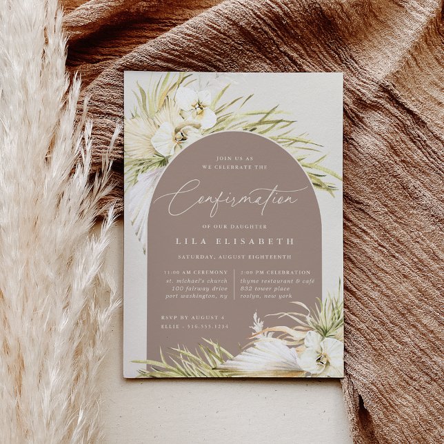 Invitation Confirmation Tropiques vintages (Créateur téléchargé)