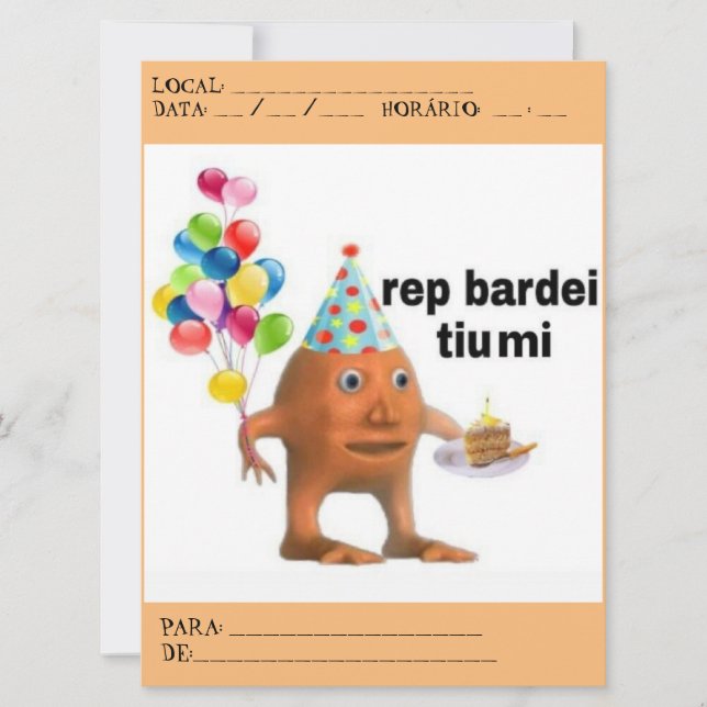 Invitation Confirmer (Devant)